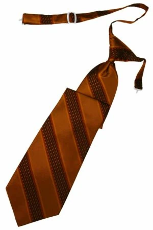 Autumn Venetian Stripe Long Tie
