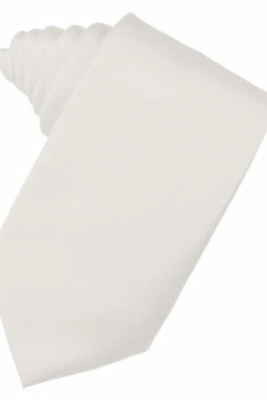 Angel Pink Solid Satin Suit Tie