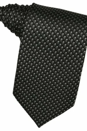 Asphalt Venetian Suit Tie