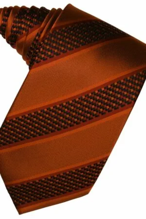 Autumn Venetian Stripe Suit Tie