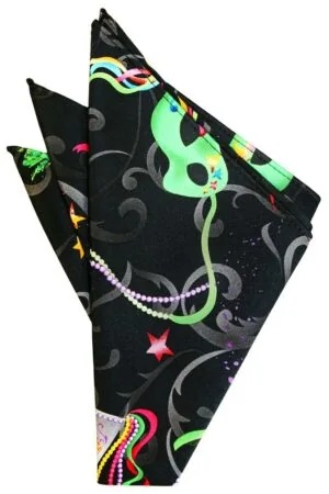 Mardi Gras Pocket Square
