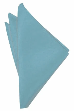 Mist Solid Satin Pocket Square