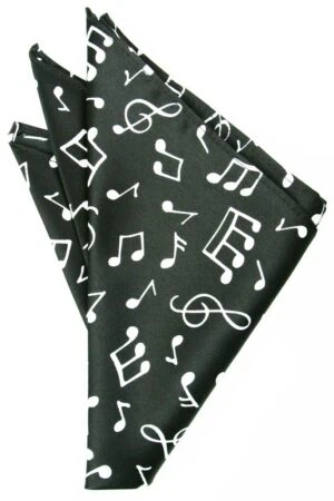 Music Notes Pocket Square