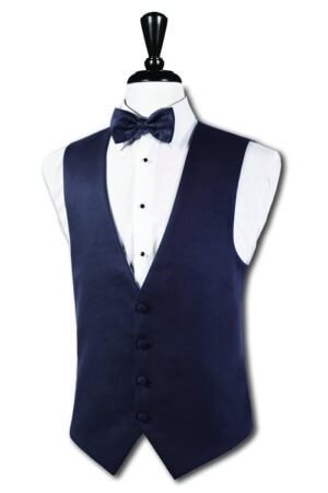 Navy Tux/Suit Fabric Vest