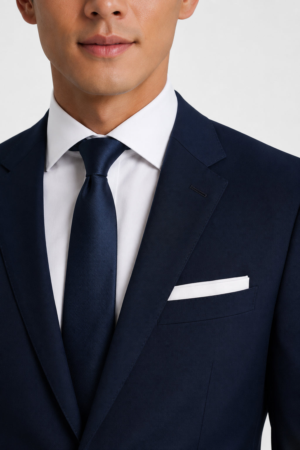 Navy Blue Suit angle 3 | TuxKit Navy Blue Suit angle 3