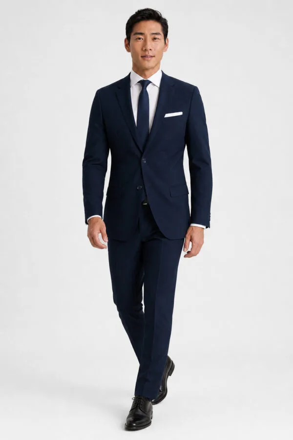 Navy Blue Suit angle 5