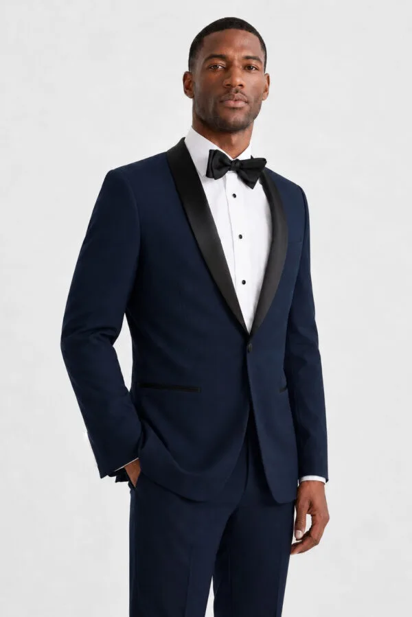 Navy Shawl Tuxedo angle 2