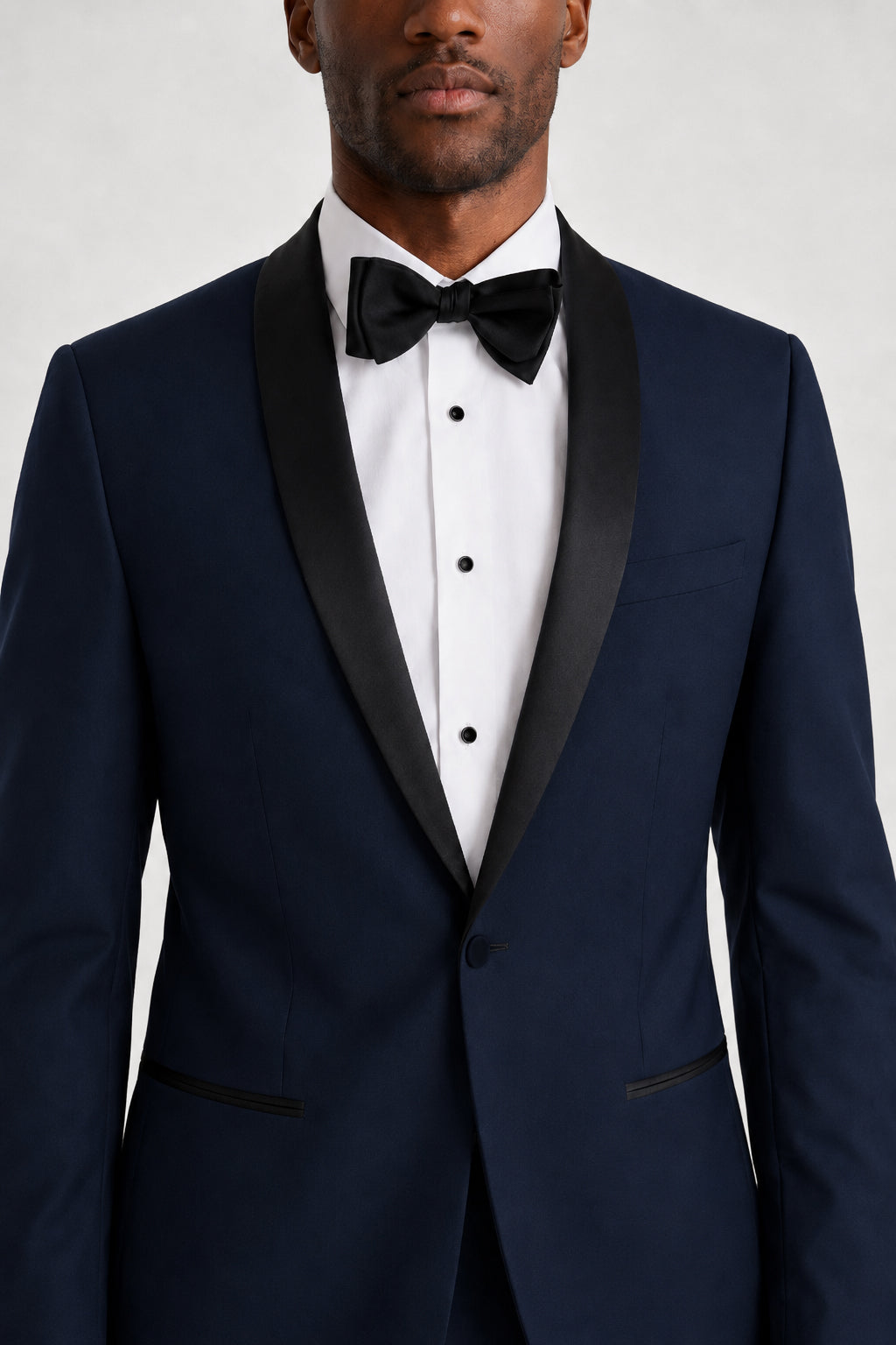 Navy Shawl Tuxedo angle 3 | TuxKit Navy Shawl Tuxedo angle 3