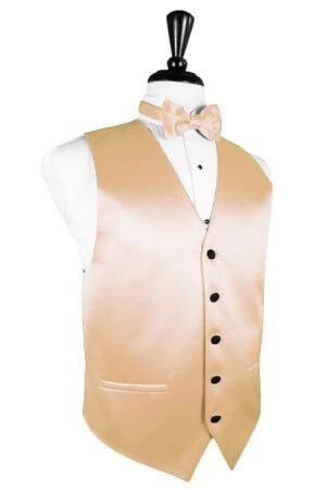 Peach Vitro Satin Vest