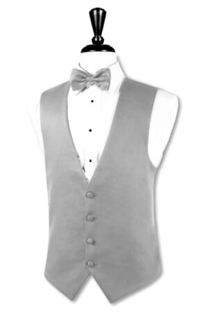 Perry Ellis 'Madison' Grey Tuxedo Vest