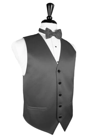 Pewter Vitro Satin Vest