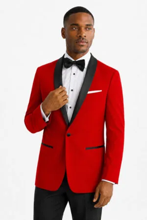 Red Shawl Tuxedo angle 2