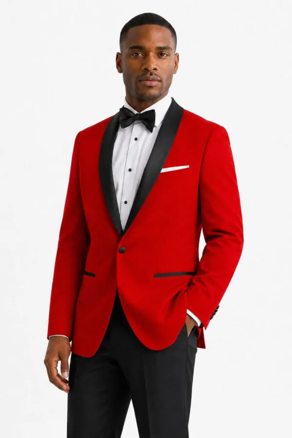 Red Shawl Tuxedo angle 4
