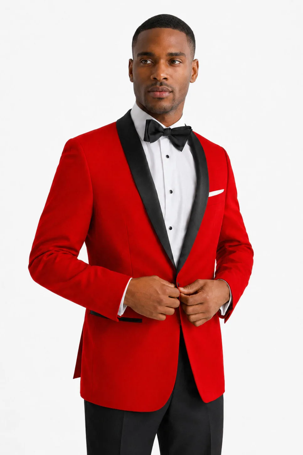 Red Shawl Tuxedo angle 1