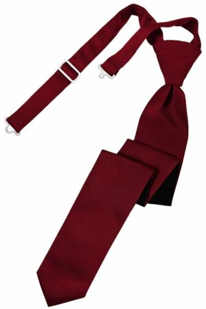 Apple Solid Satin Skinny Tie