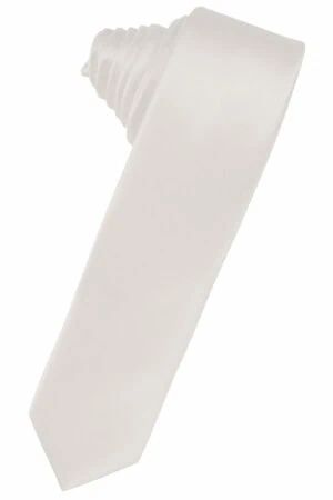 Angel Pink Solid Satin Skinny Suit Tie