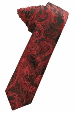 Apple Tapestry Skinny Suit Tie