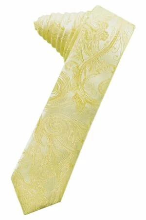 Banana Tapestry Skinny Suit Tie