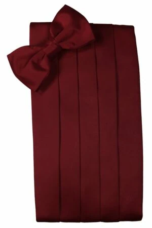 Apple Solid Satin Cummerbund