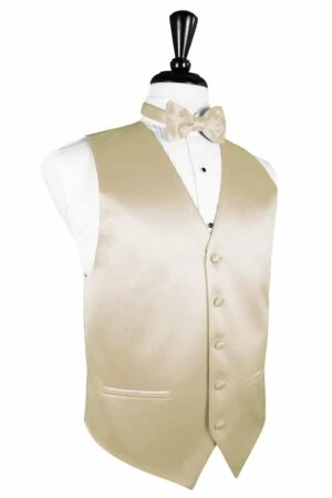 Bamboo Solid Satin Vest