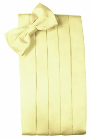 Banana Solid Satin Cummerbund