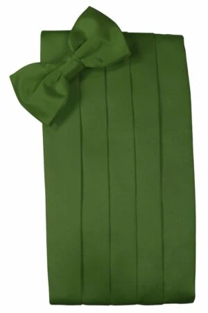 Clover Solid Satin Cummerbund