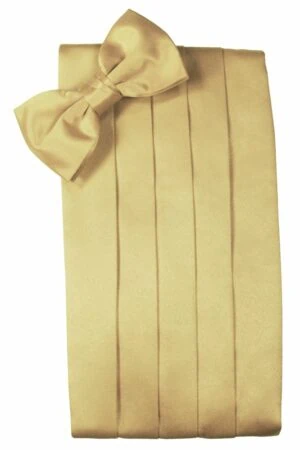 Harvest Maize Solid Satin Cummerbund