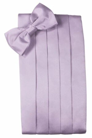 Heather Solid Satin Cummerbund
