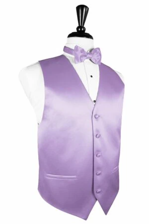 Heather Solid Satin Vest