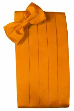Mandarin Solid Satin Cummerbund