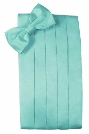Mermaid Solid Satin Cummerbund