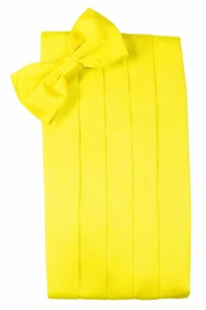 Sunbeam Solid Satin Cummerbund