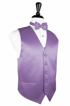 Wisteria Solid Satin Vest