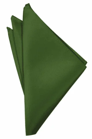 Clover Solid Satin Pocket Square