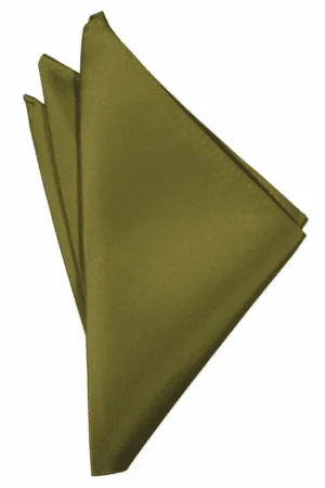 Fern Solid Satin Pocket Square