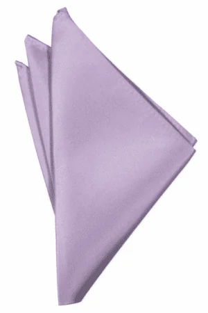 Heather Solid Satin Pocket Square