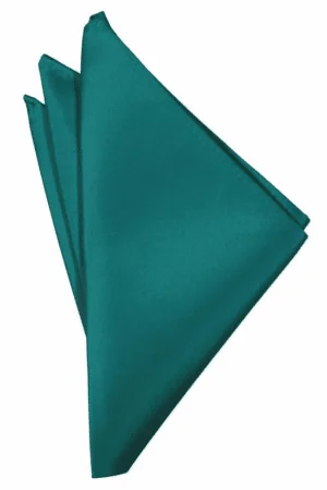 Jade Solid Satin Pocket Square