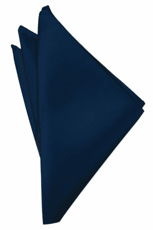 Peacock Solid Satin Pocket Square