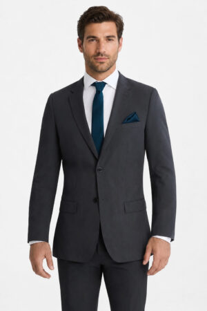 Steel Gray Suit angle 1 | TuxKit Steel Gray Suit angle 1