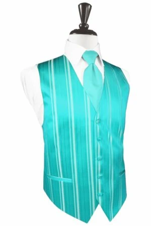 Pool Striped Satin Vest