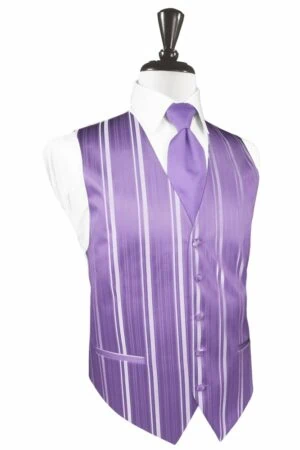 Wisteria Striped Satin Vest