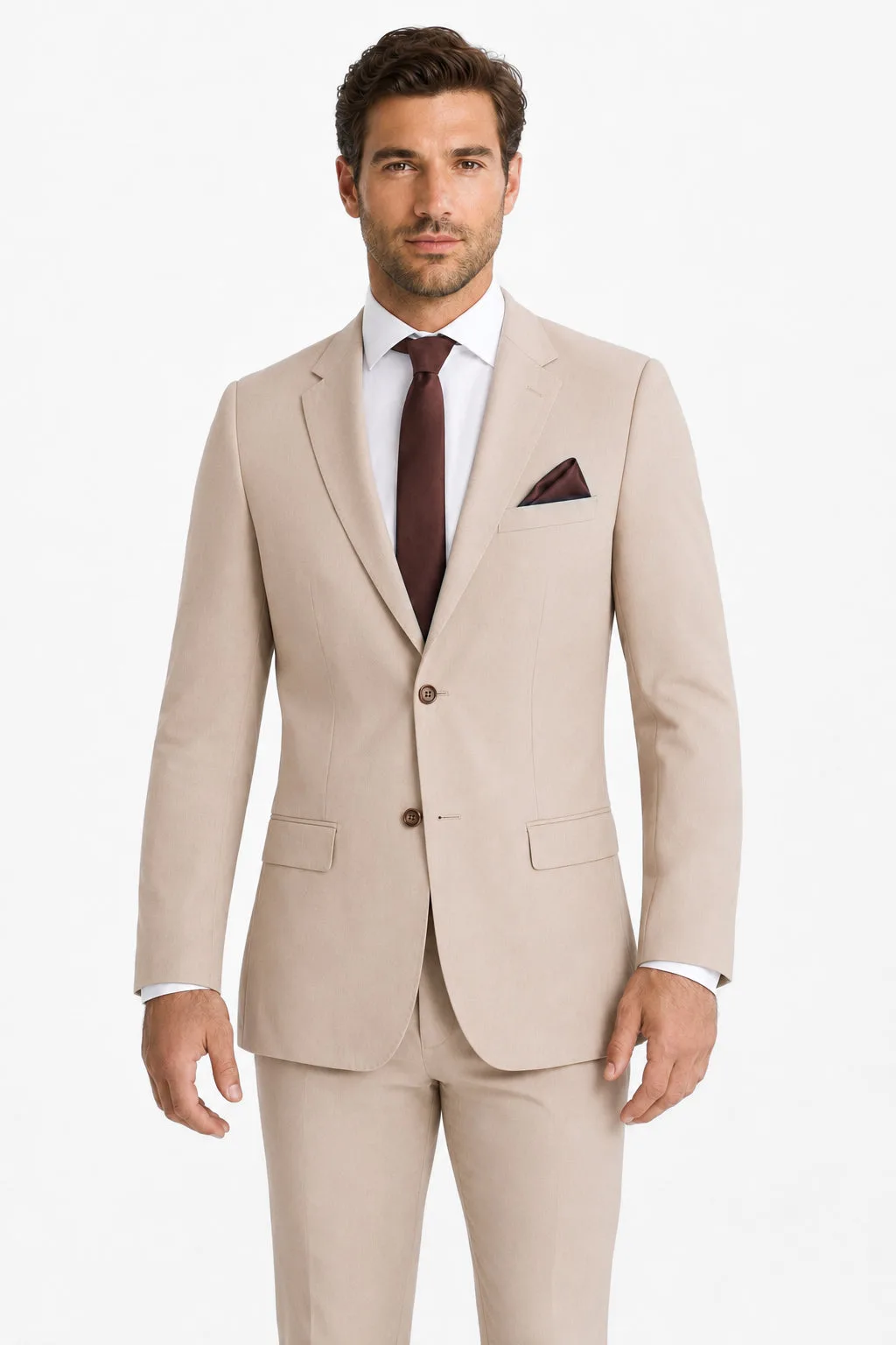 Tan Suit angle 1