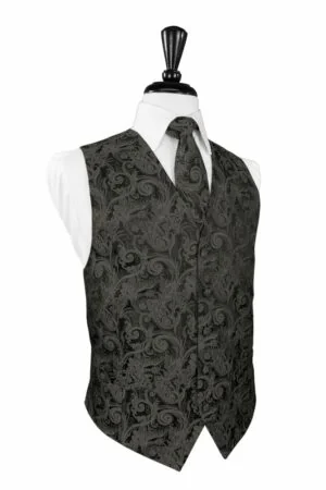 Charcoal Tapestry Vest