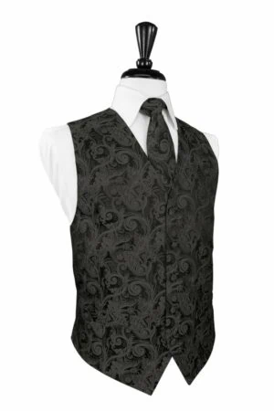 Pewter Tapestry Vest