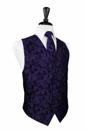 Purple Tapestry Vest
