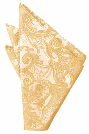 Apricot Tapestry Pocket Square