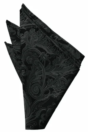 Black Tapestry Pocket Square