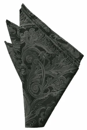 Charcoal Tapestry Pocket Square