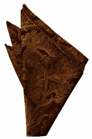 Cognac Tapestry Pocket Square