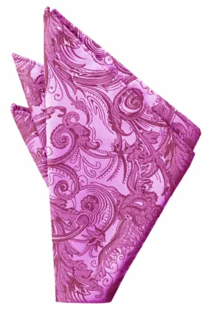 Fuchsia Tapestry Pocket Square